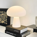 Danish White Mushroom Style Elegant Lamp