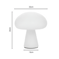 Danish White Mushroom Style Elegant Lamp