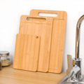 Double-Sided Natural Bamboo Kitchen Cutting Board