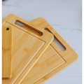 Double-Sided Natural Bamboo Kitchen Cutting Board