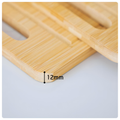 Double-Sided Natural Bamboo Kitchen Cutting Board