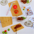 Double-Sided Natural Bamboo Kitchen Cutting Board