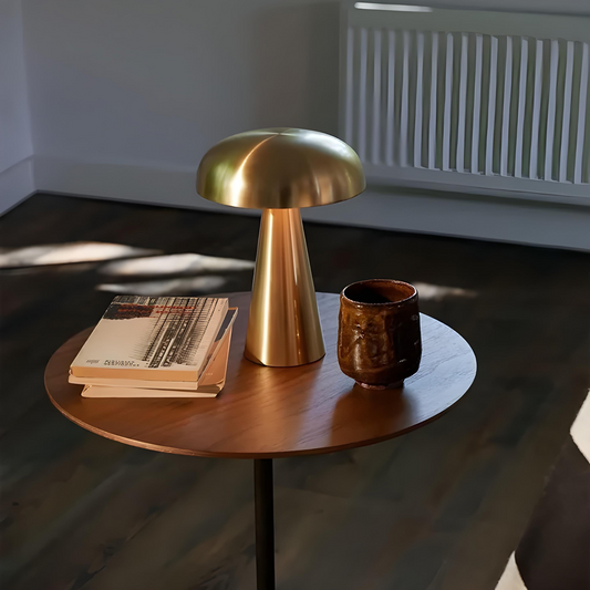 Cordless Luxe Mushroom Table Lamp