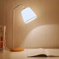 Linen Shade Desk Lamp