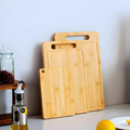 Double-Sided Natural Bamboo Kitchen Cutting Board